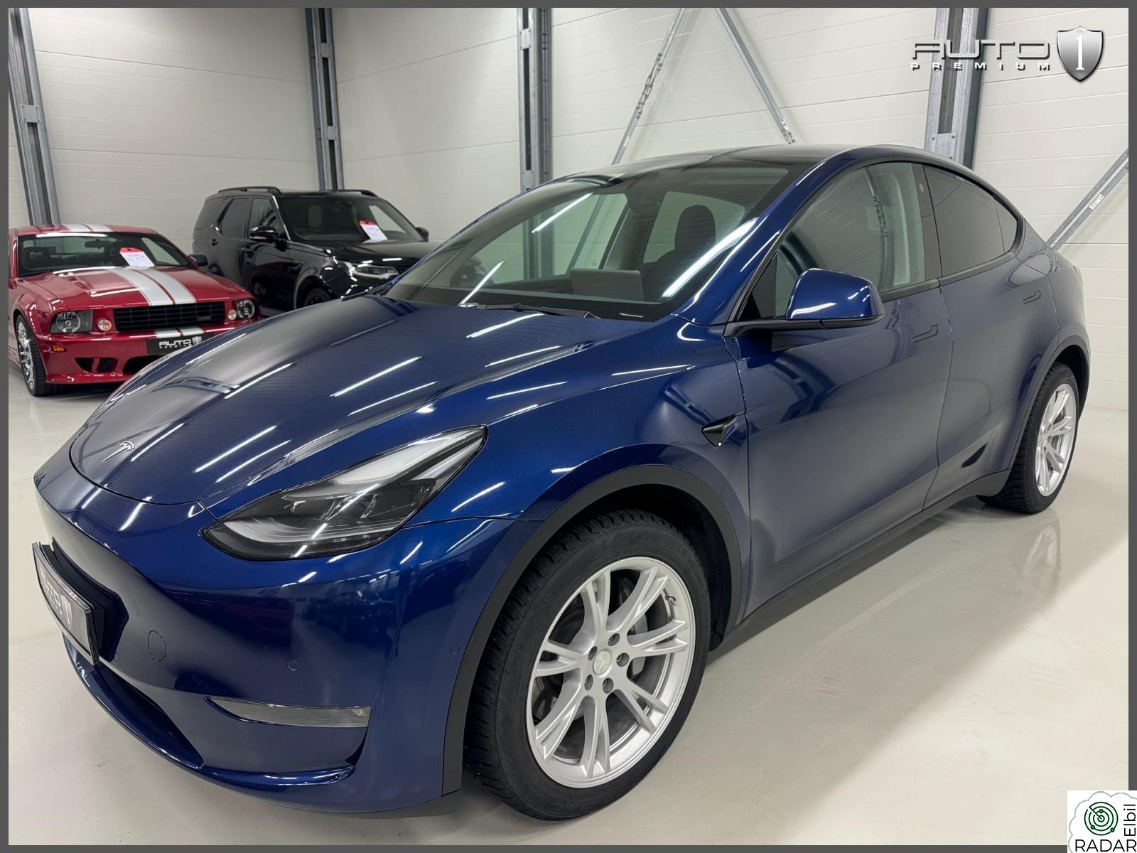 TESLA Model Y Long Range AWD Premium Lyd,Lav Km,Skinn,Varmep.++