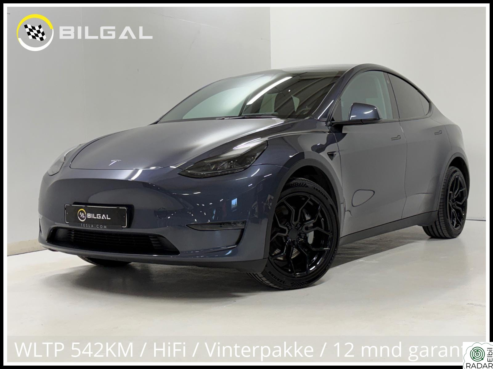 TESLA Model Y LongRange 4x4 514HK Hifi Pixel SortOptikk Krok Kamera