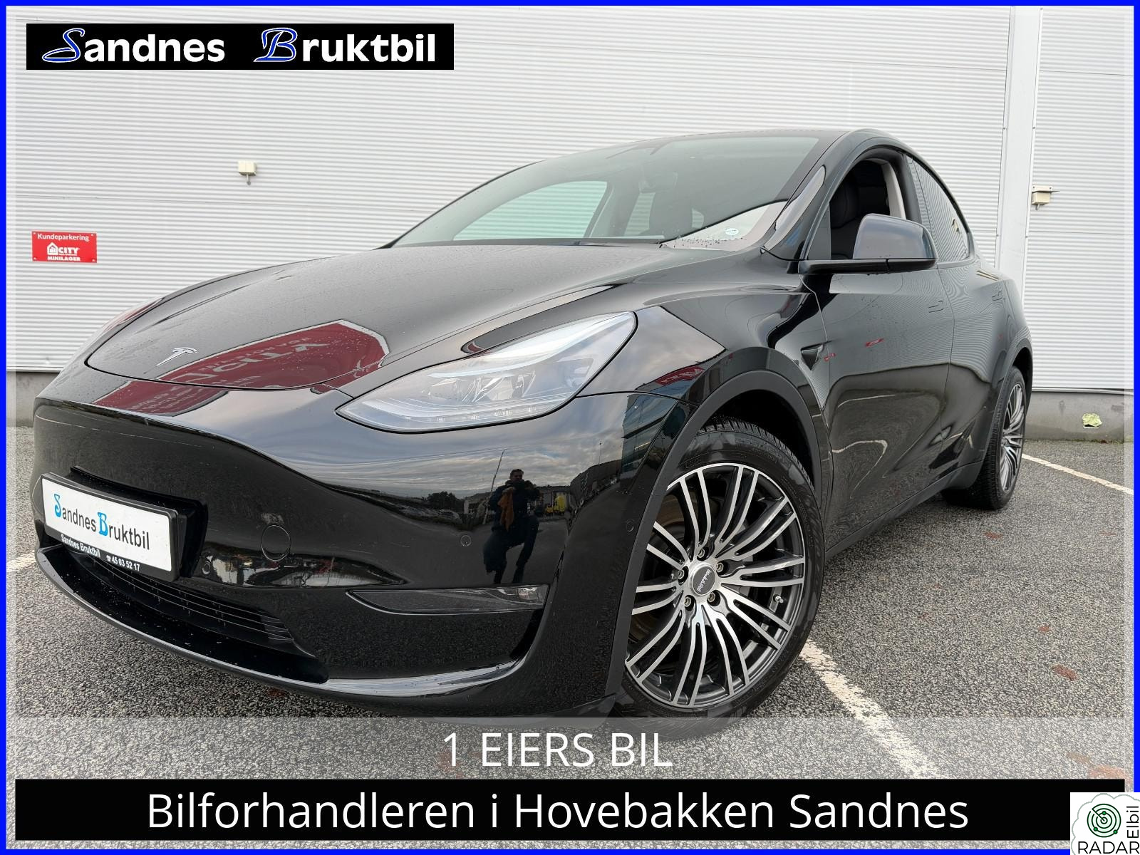 TESLA Model Y LR 4X4,SKINN,PANO,VINTERPAKKE,KROK,TLF,DAB+,ACC,NETFLIX
