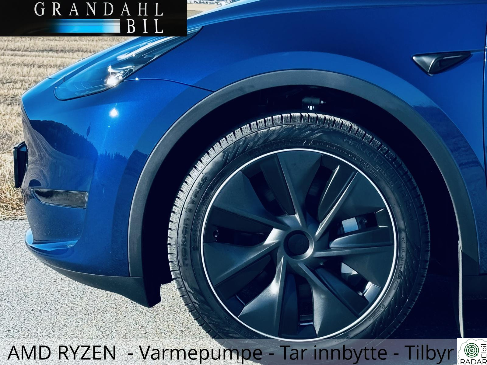 TESLA Model Y LR 4WD - Sjekk Farge -  S og V hjul Tar innbytte+++