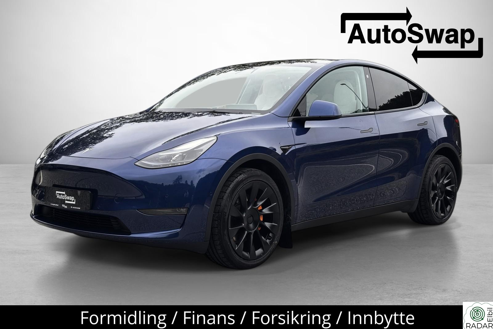 TESLA Model Y Long Range AWD. AutoPilot/Krok/Skinn/Hifi/20+19
