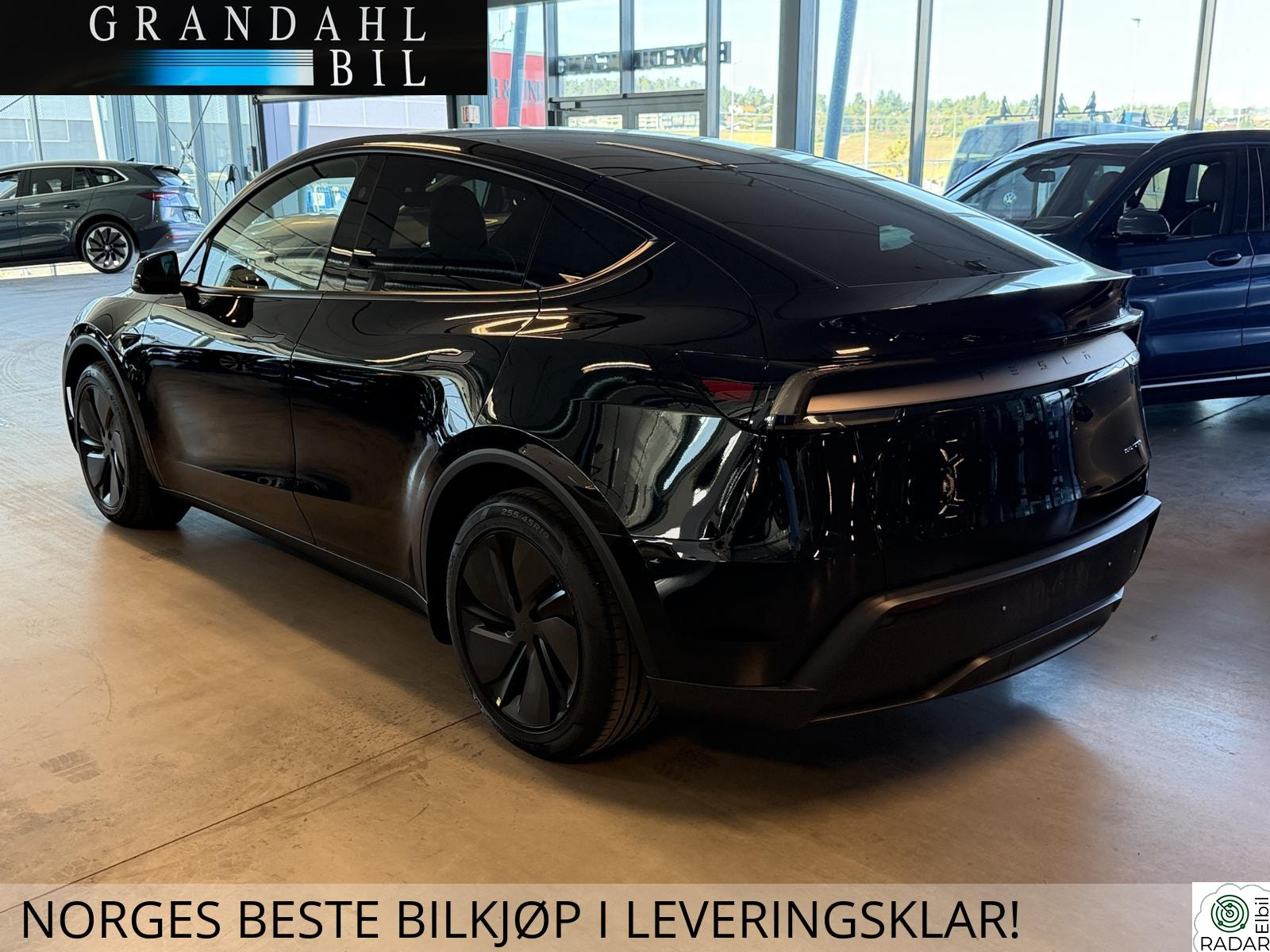 TESLA Model Y LR AWD JUNIPER I FACELIFT I SORT TAKTREKK I KROK