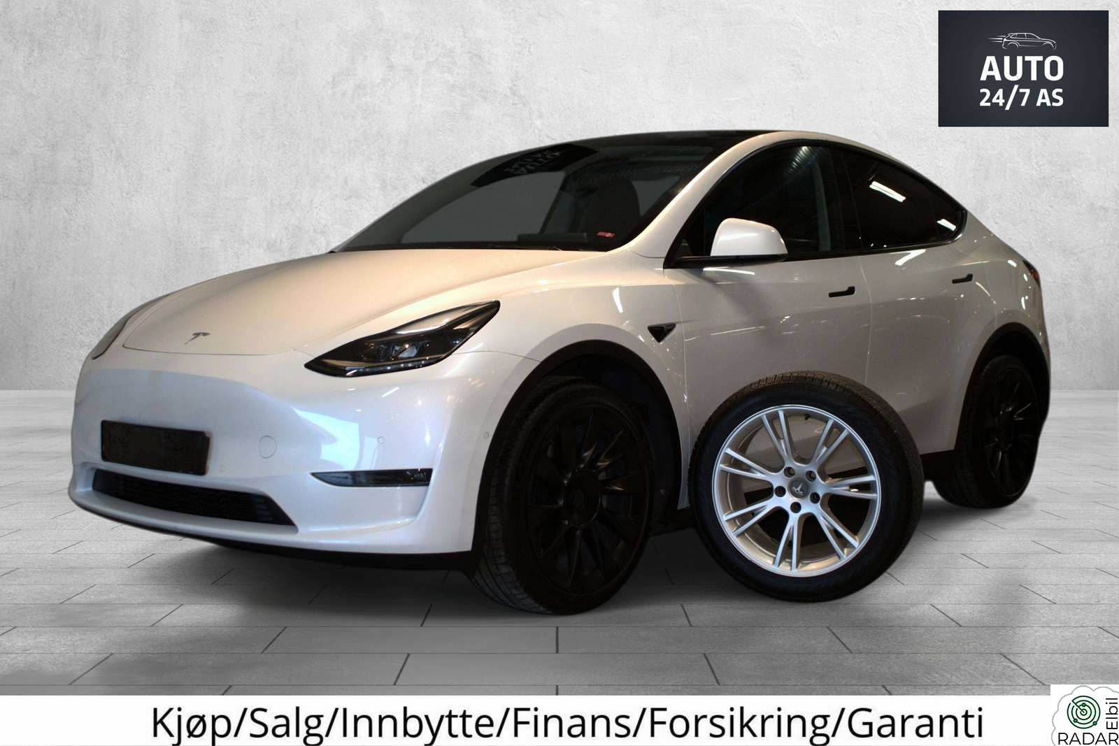 TESLA Model Y 1-Eier/Strøken/LAV -KM