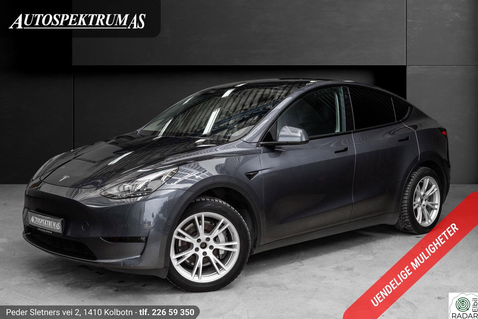 TESLA Model Y LONGRANGE AWD Autopilot/PremiumLyd/Varmepumpe/Norsk++