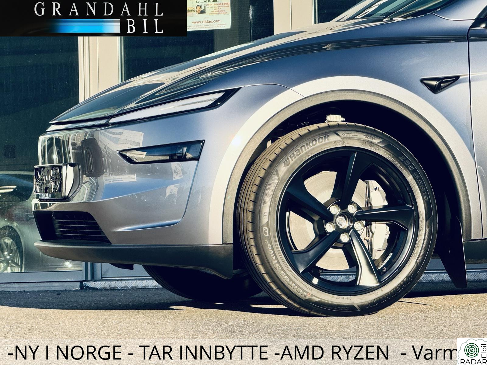 TESLA Model Y LR- 4WD --SJEKK FARGE - Quick silver - 5 Seter