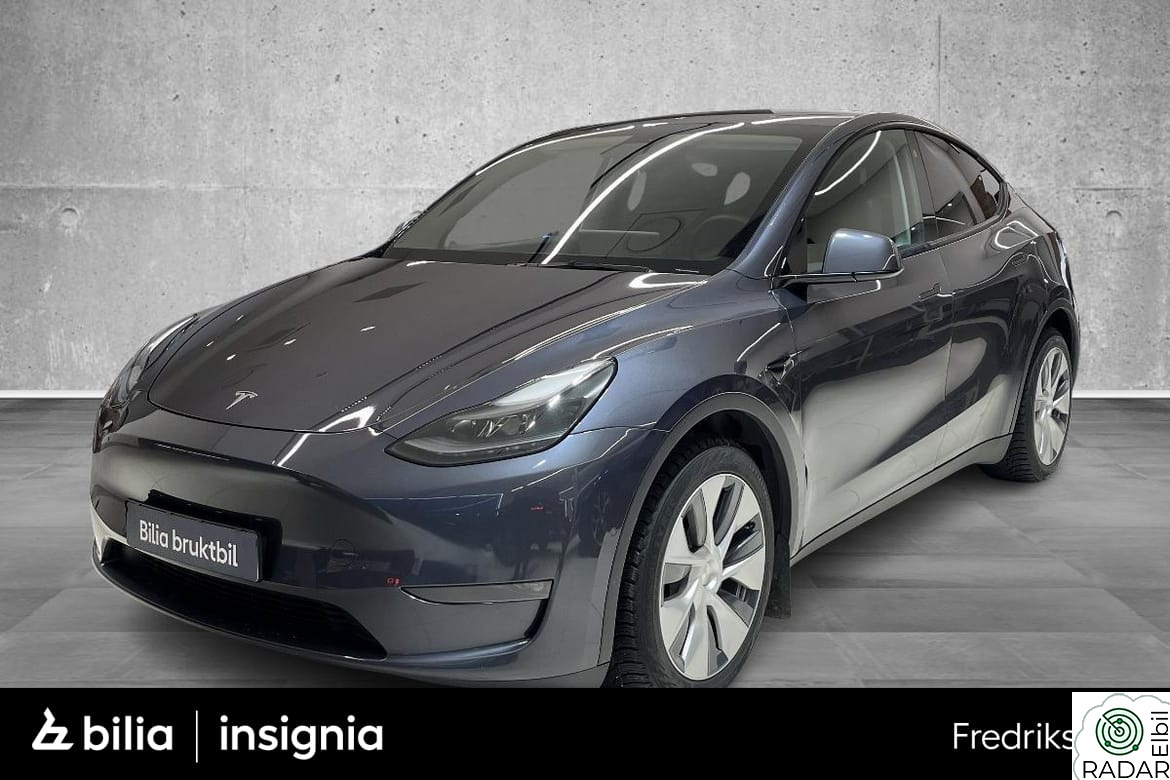 TESLA Model Y Long Range, Norsk bil, AWD, Skinn, Pano, Tar innbytte!