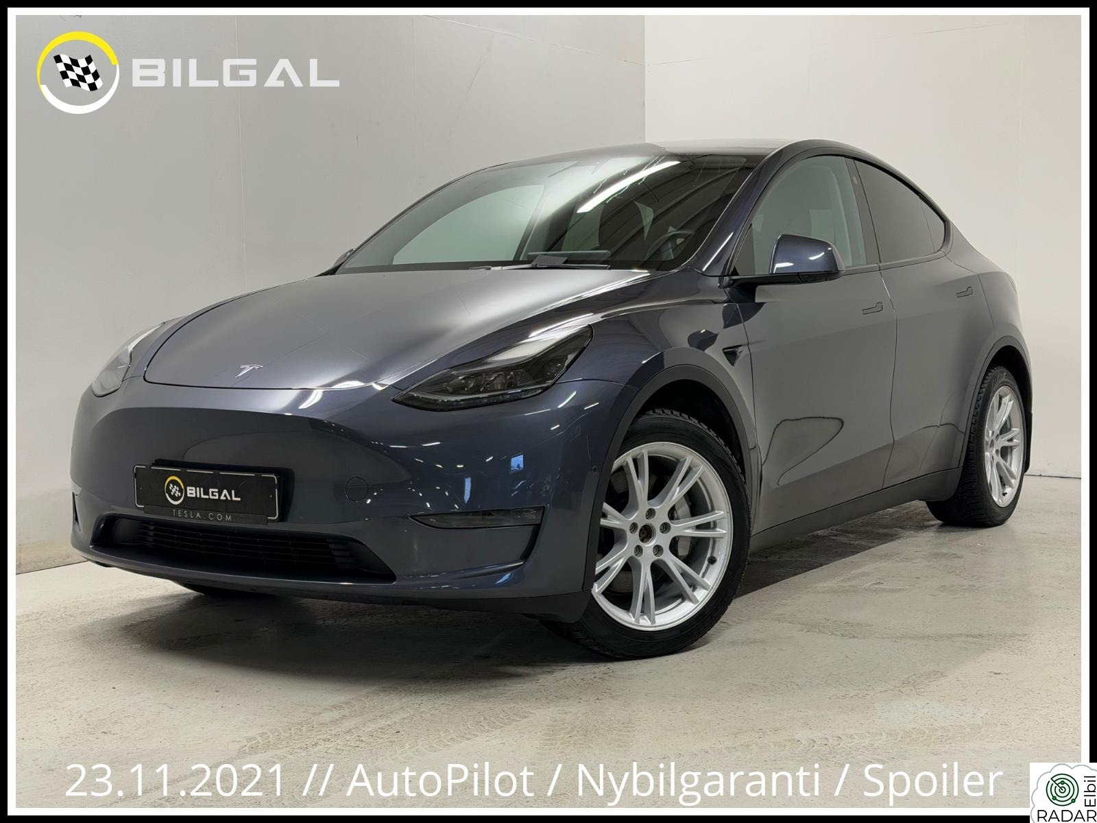 TESLA Model Y LongRange 4x4 514HK Hifi Premium SortOptikk Krok Kamera