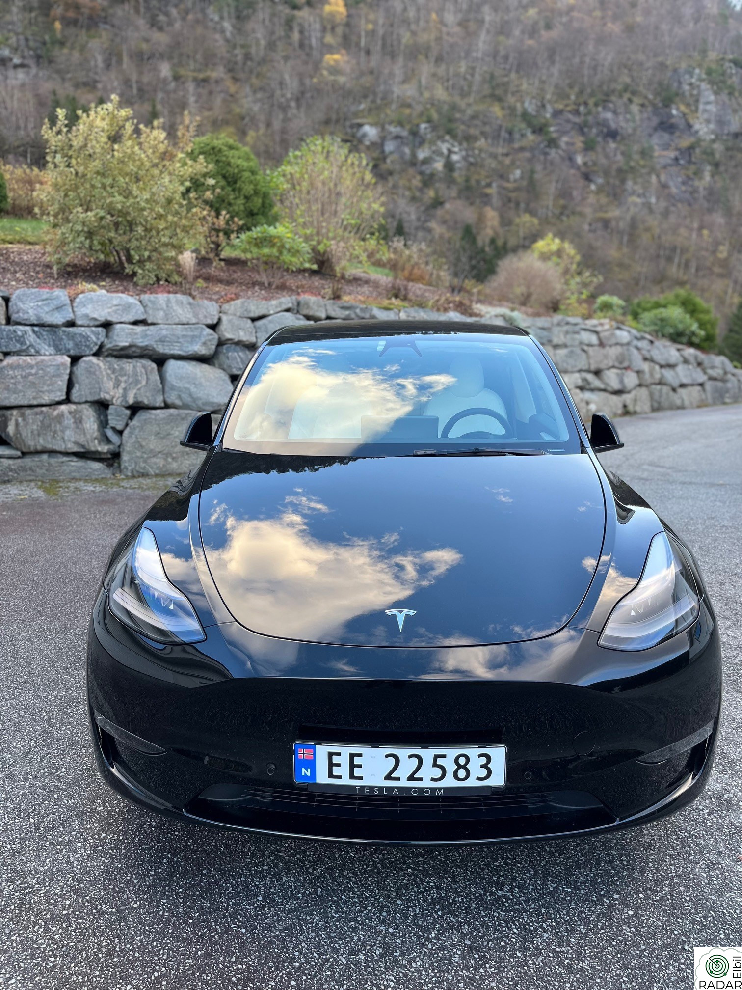 TESLA Model Y Long Range AWD - Parkeringssensor-Krok-Keramisk lakkb.