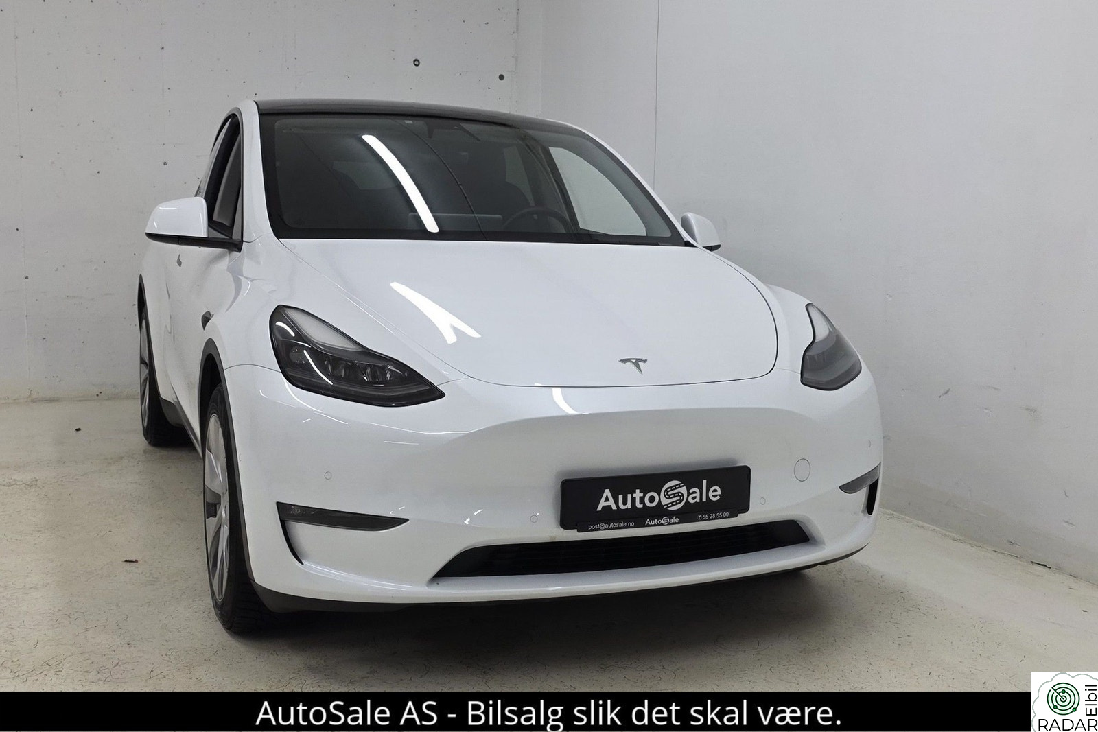 TESLA Model Y Long Range AP/SvartSkinn/Hifi/Vinterpk/Krok/Norsk/19+19