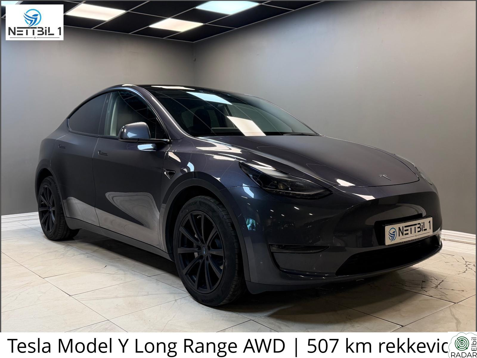 TESLA Model Y Tesla Model Y Long Range AWD | 507 km rekkevidde