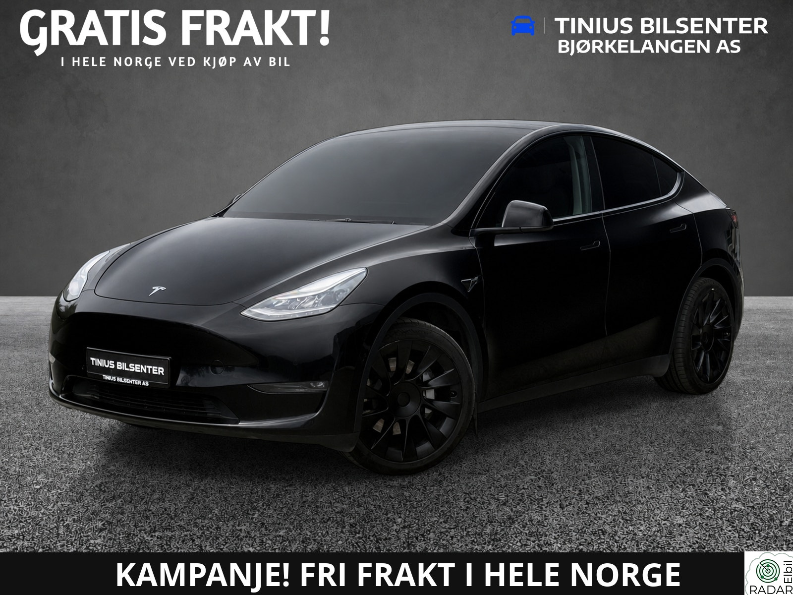 TESLA Model Y LONG RANGE 507 KM AWD/AUTOPILOT/KAMERAER/H.FESTE/ACC+