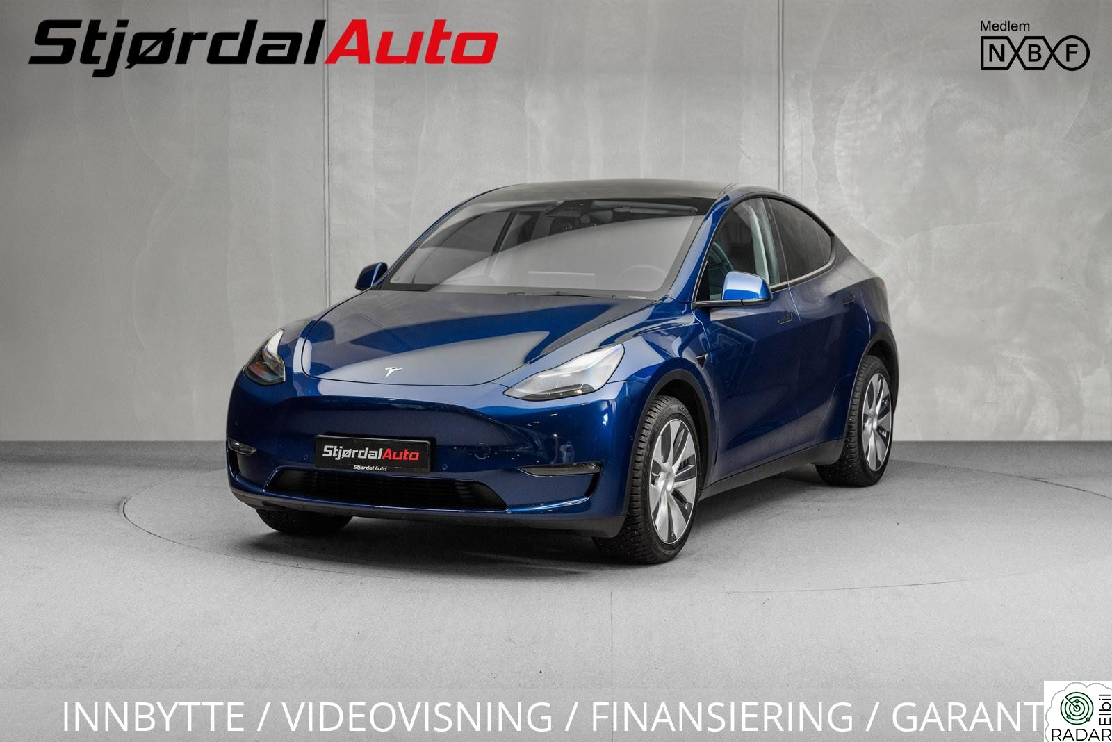 TESLA Model Y Long Range 542KM/AUTOPILOT/KROK/SKINN/LED/S+V/RATTVARME