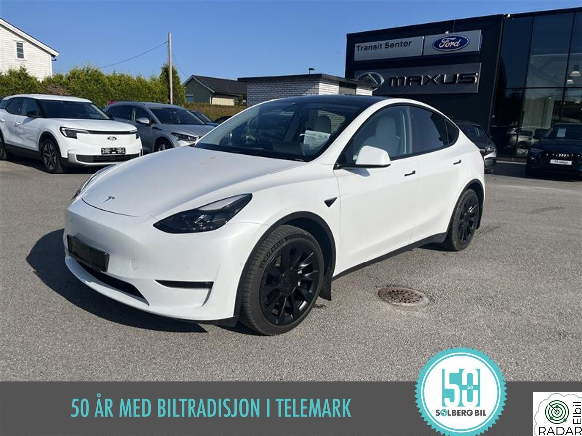 TESLA Model Y LONG RANGE AWD KROK/UBER/HVIT MED HVIT