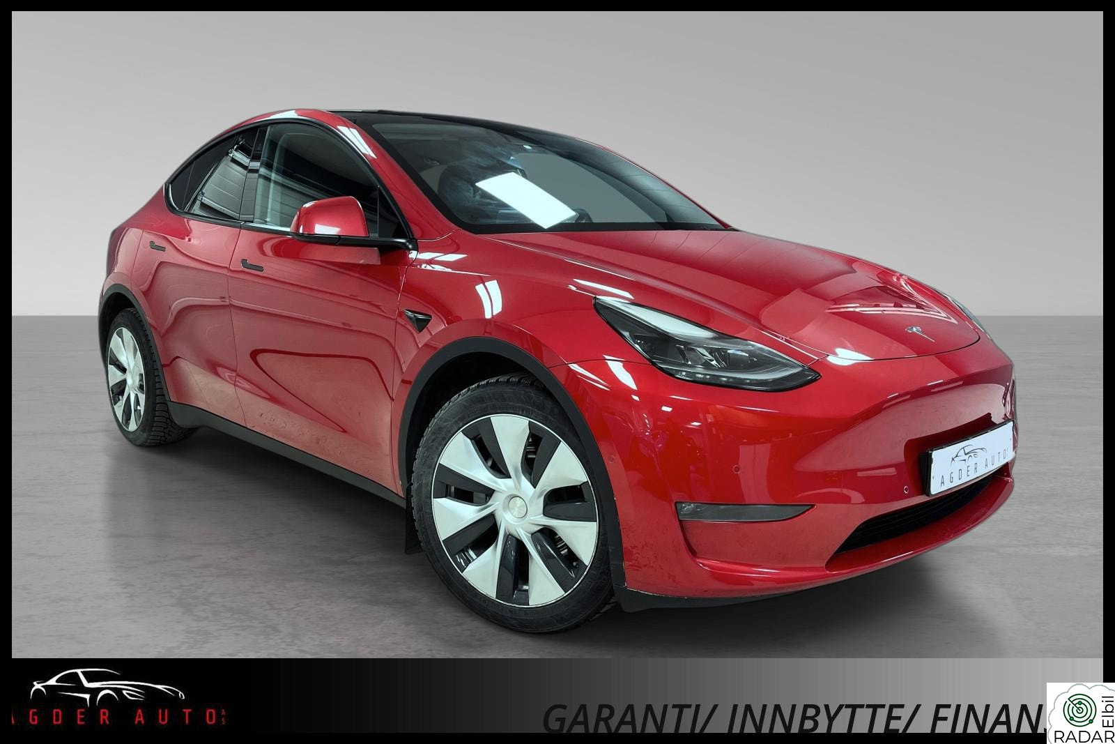 TESLA Model Y LR AWD 1eier/Skinn/FSD/Krok/Panorama/ACC/Premium/19+19