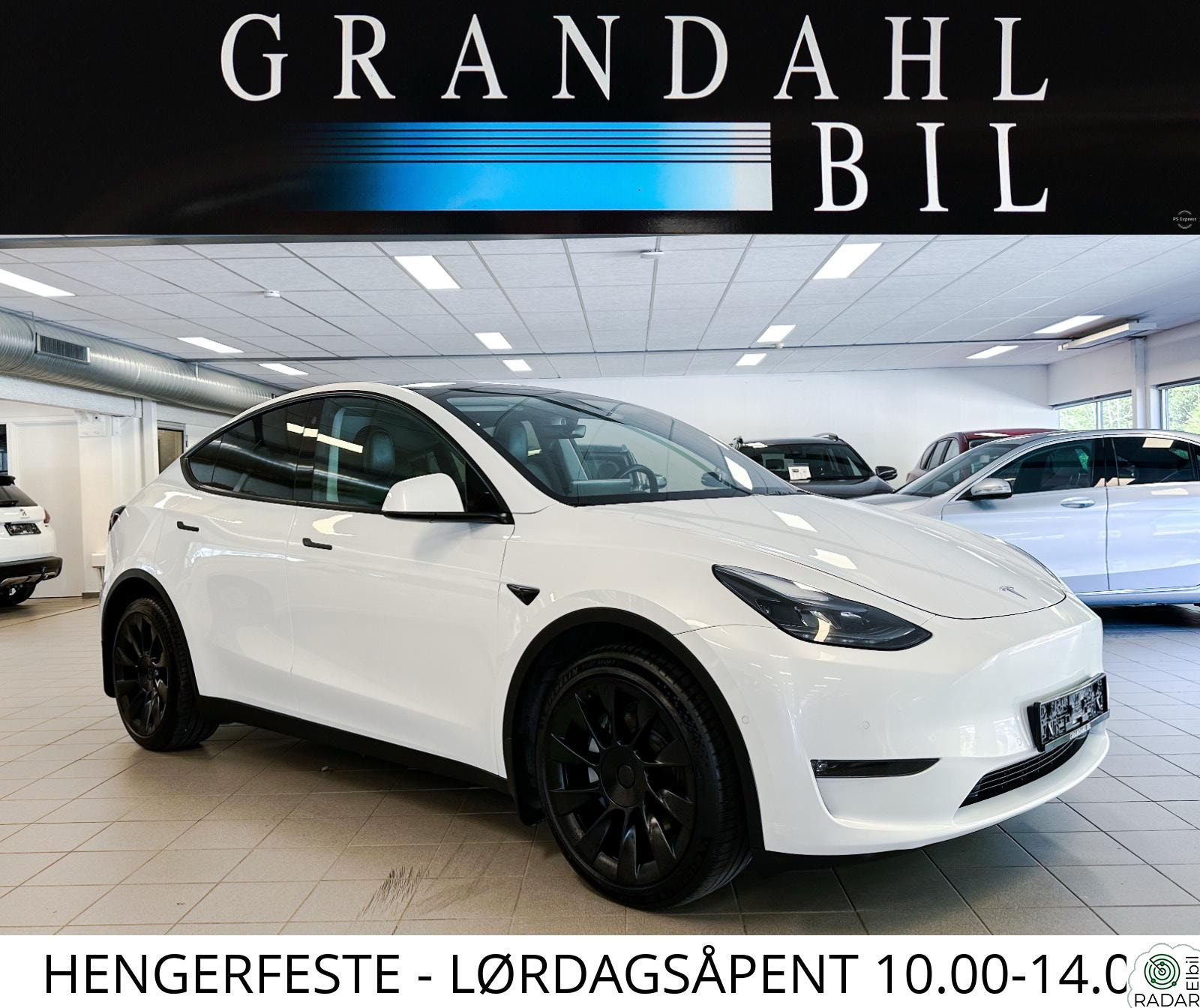 TESLA Model Y LR DM - 20" ALU - WLTP 533KM H.FESTE - TAR INNBYTTE!
