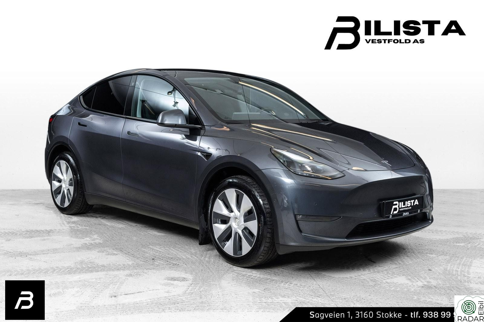 TESLA Model Y Long Range 533km Hengerfeste Garanti AP ny EU 1-Eier