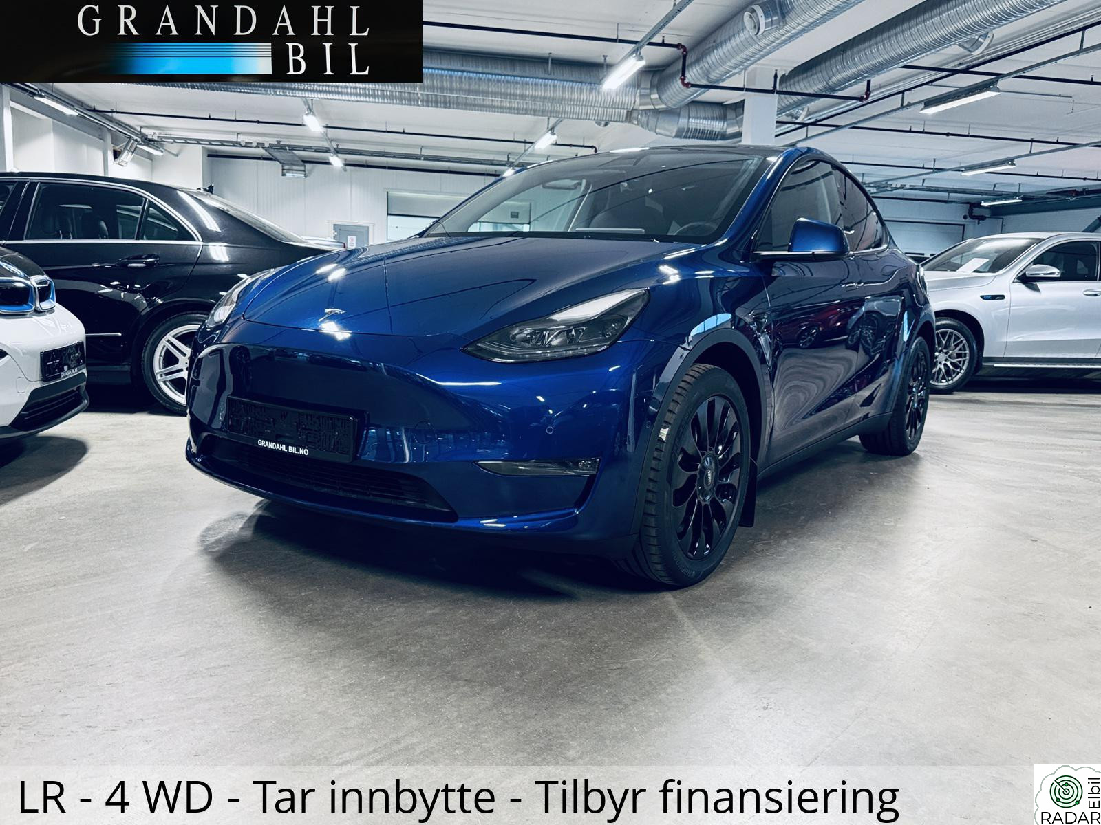 TESLA Model Y LONG RANGE / 4WD / SKINN / AUTOPILOT / Tar innbytte