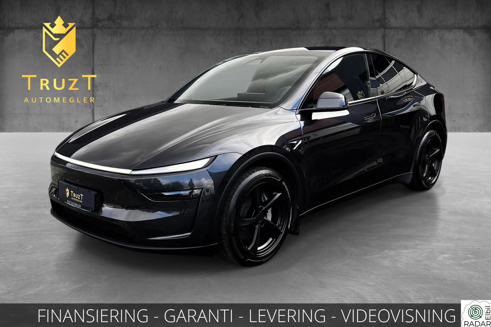 TESLA Model Y LR AWD Juniper / Sort taktrekk /. H.feste / Facelift