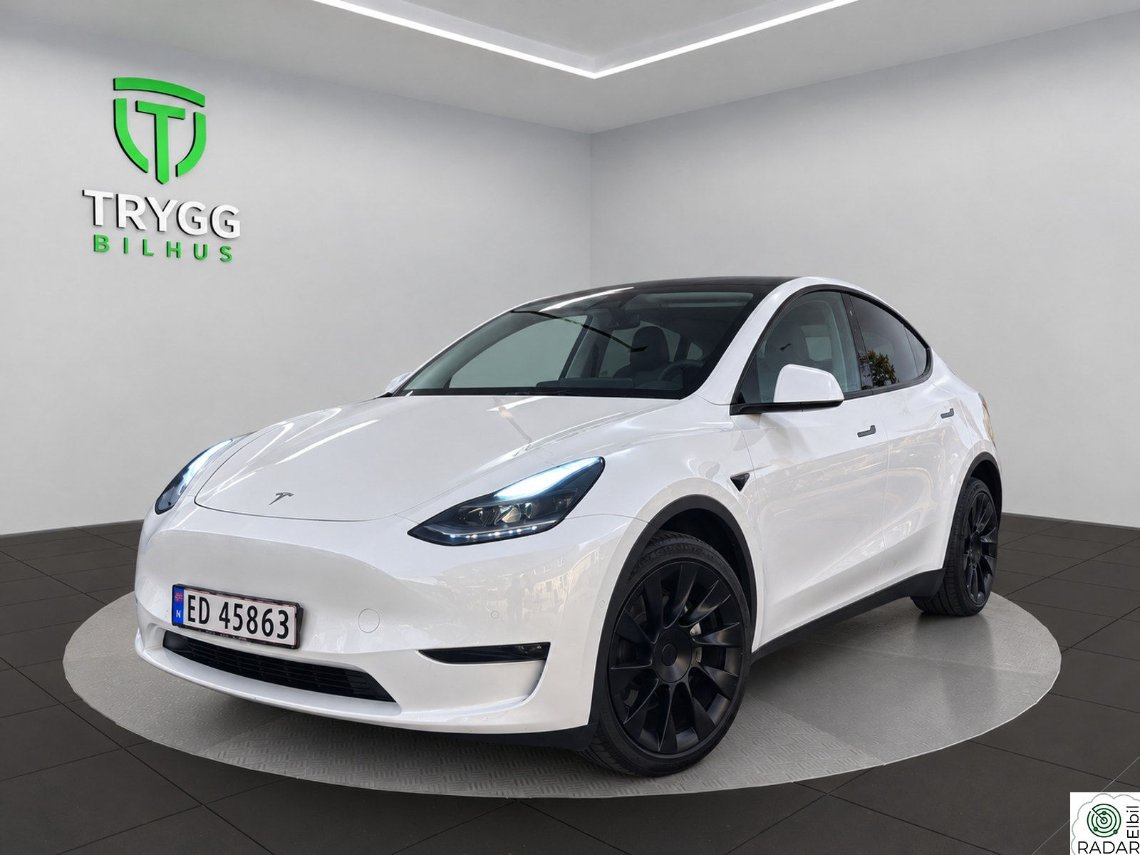 TESLA Model Y Long Range AWD / Garantiutløpstest / 1-Eier