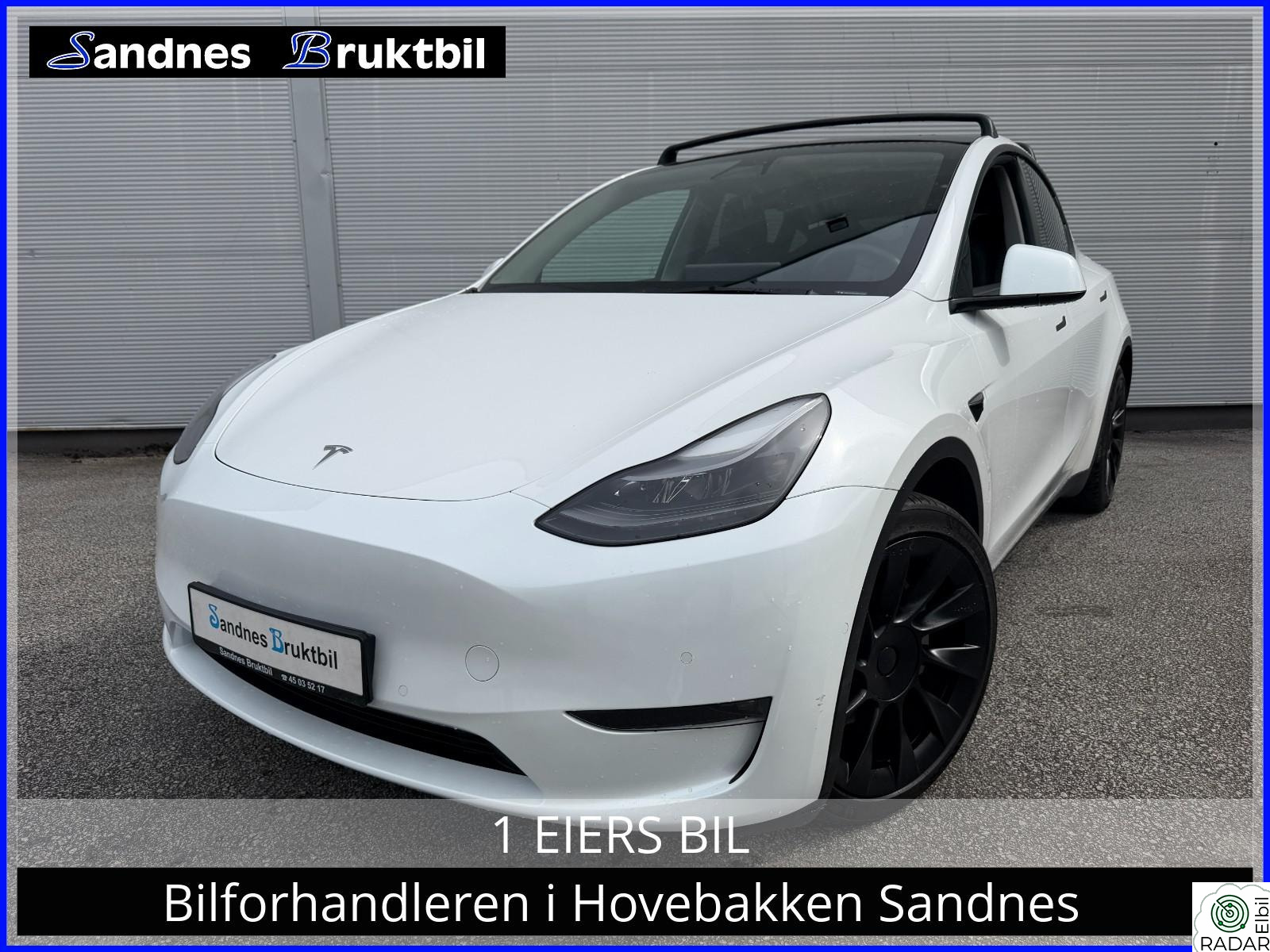 TESLA Model Y LR 4X4,KROK,PANO,VINTERPAKKE,TLF,DAB+,ACC,NETFLIX,SKINN