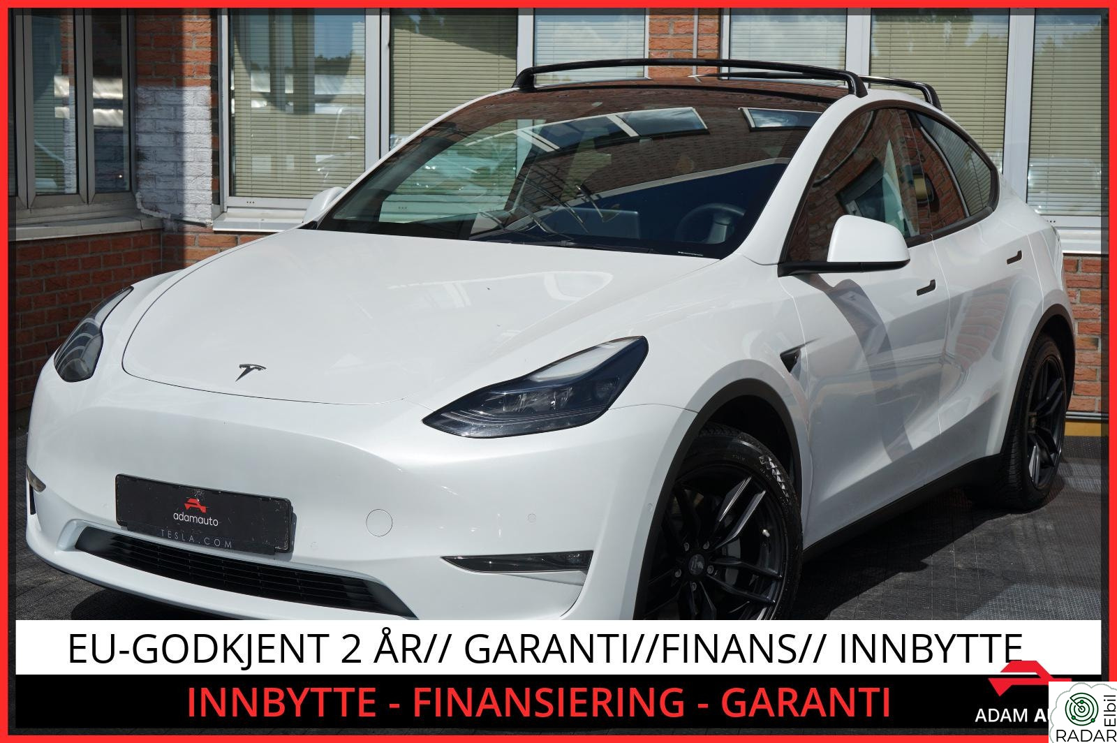 TESLA Model Y Y LONG RANGE UTGAVE-SE DETALJER-SE FARGEKOMBINASJON++++