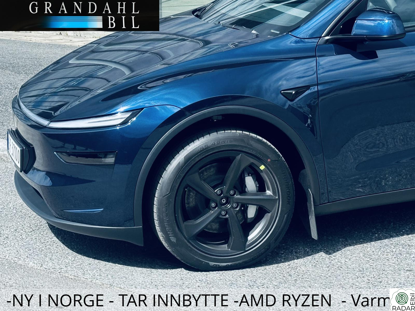 TESLA Model Y LR- 4WD -Juniper - NY TYPE - TAR INNBYTTE