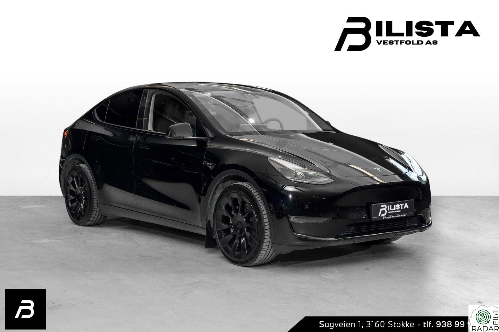 TESLA Model Y Long Range All-Black Premium Ny EU Felgpakke 507km ++