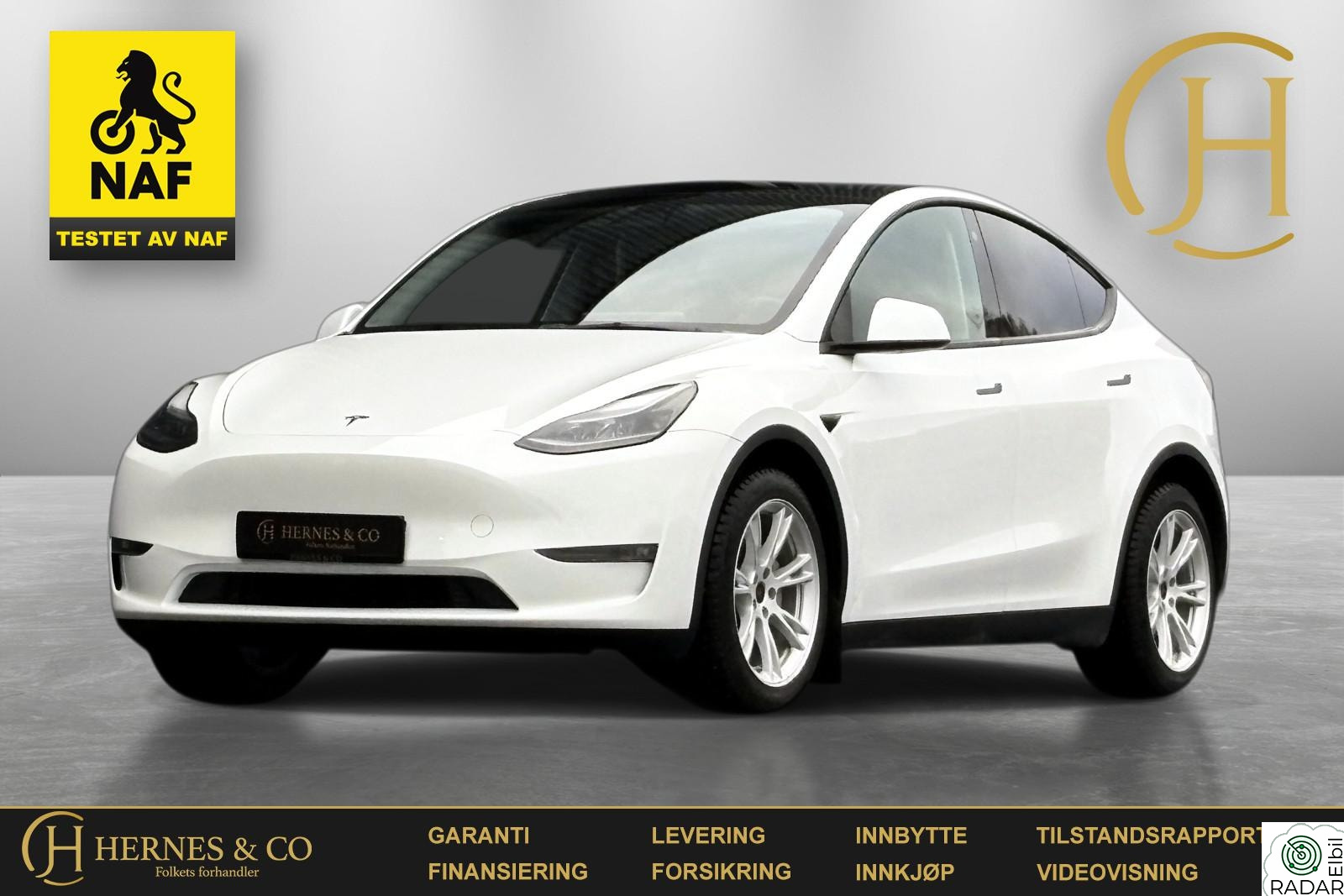 TESLA Model Y LongRange/AWD/Autopilot/Pano/Krok/Skinn/Navi/S+V