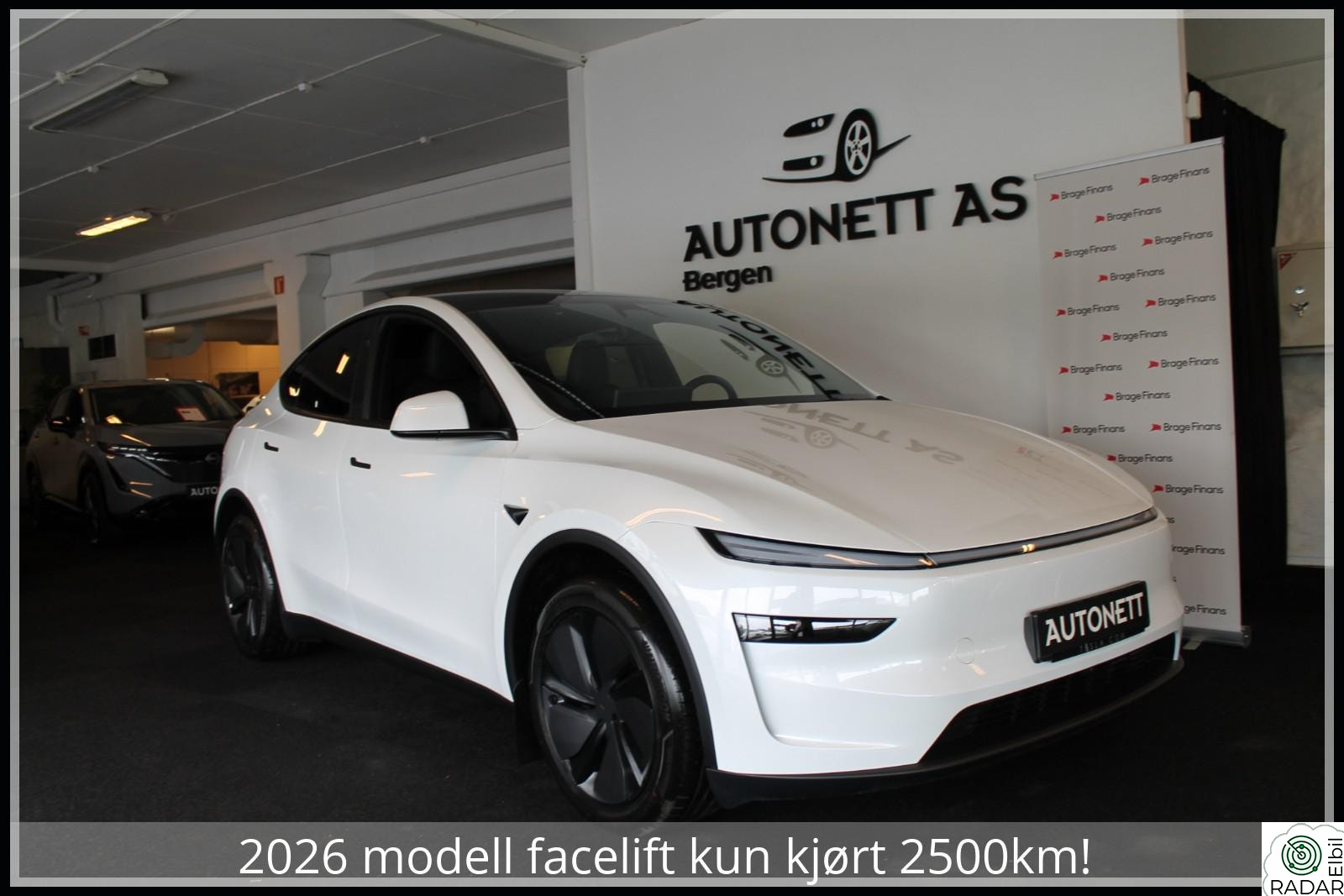 TESLA Model Y FACELIFT 2026,AWD,PANO,H-FESTE,S+V-HJUL,LEVERINGSKLAR!!