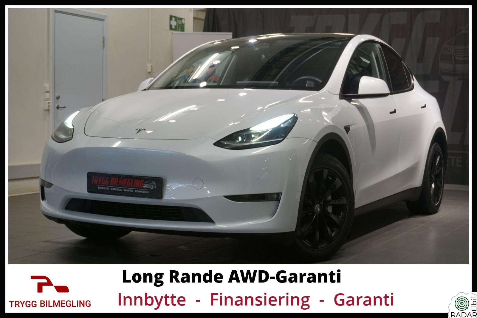 TESLA Model Y Long Range AWD-1 Eier-Krok-Varmepumpe-Vinter Pakke+++++