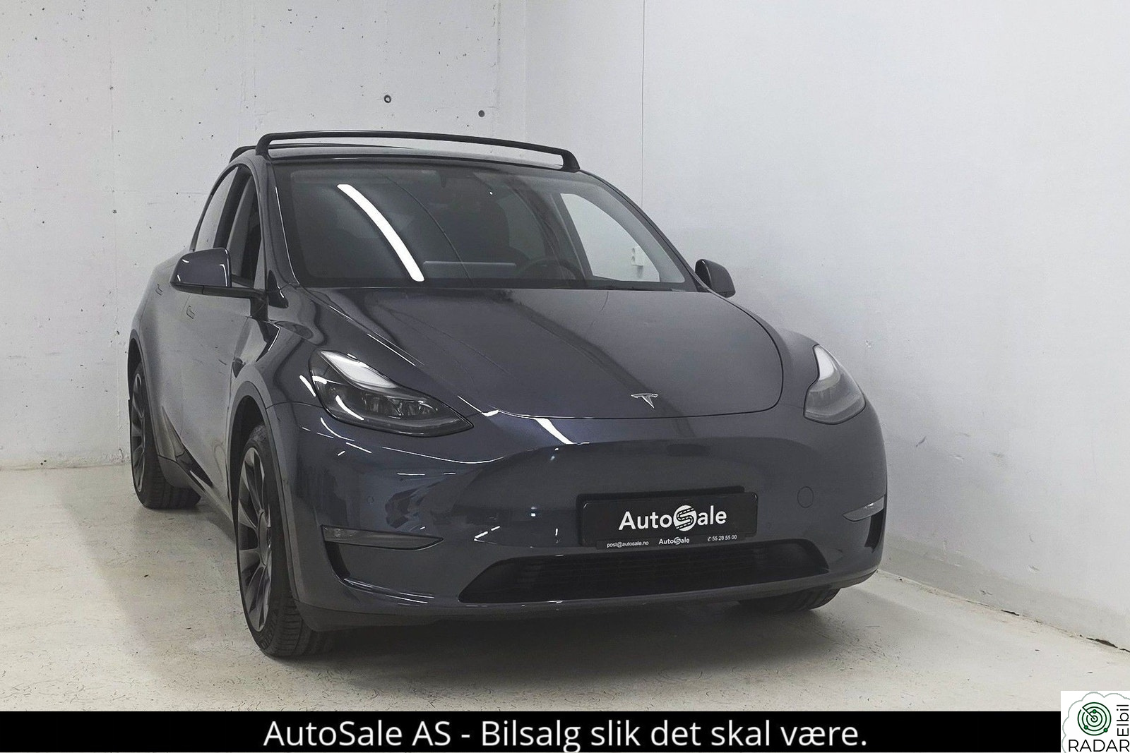 TESLA Model Y Long Range AP/SvartSkinn/Hifi/Vinterpk/Norsk/Krok/20+20