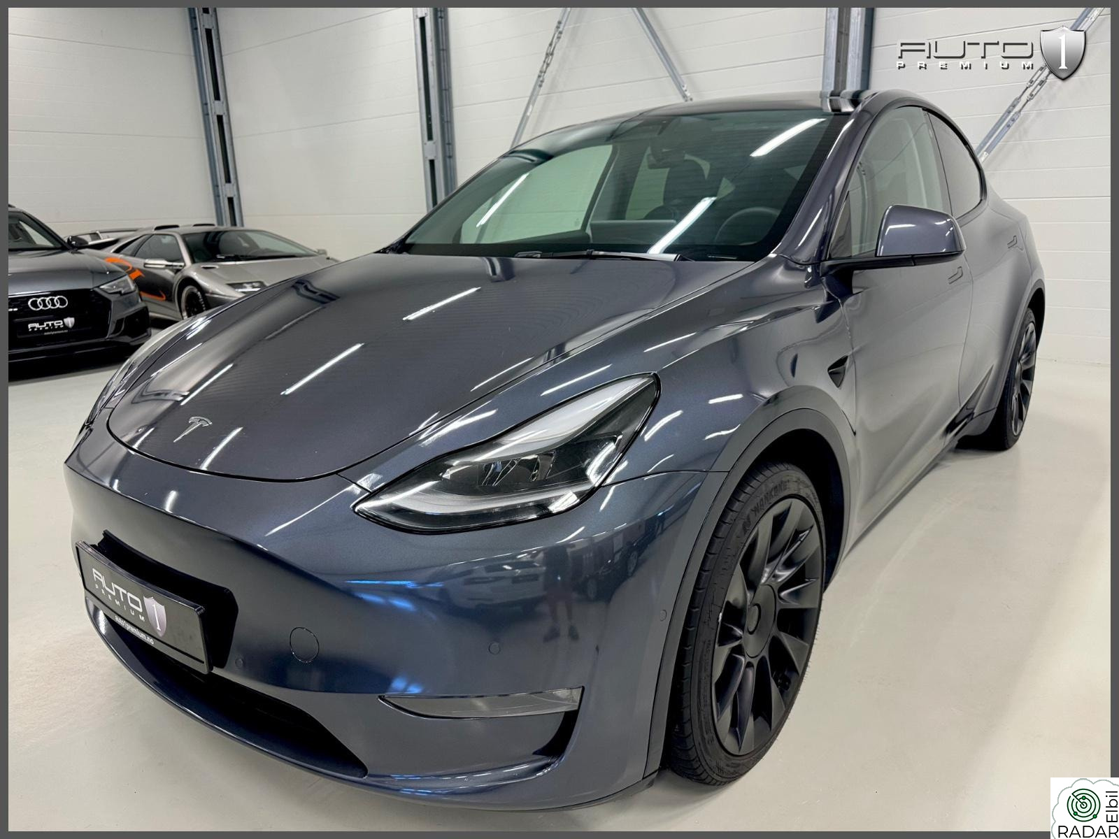 TESLA Model Y Long Range AWD Skinn,Premium Lyd,Varmepumpe++