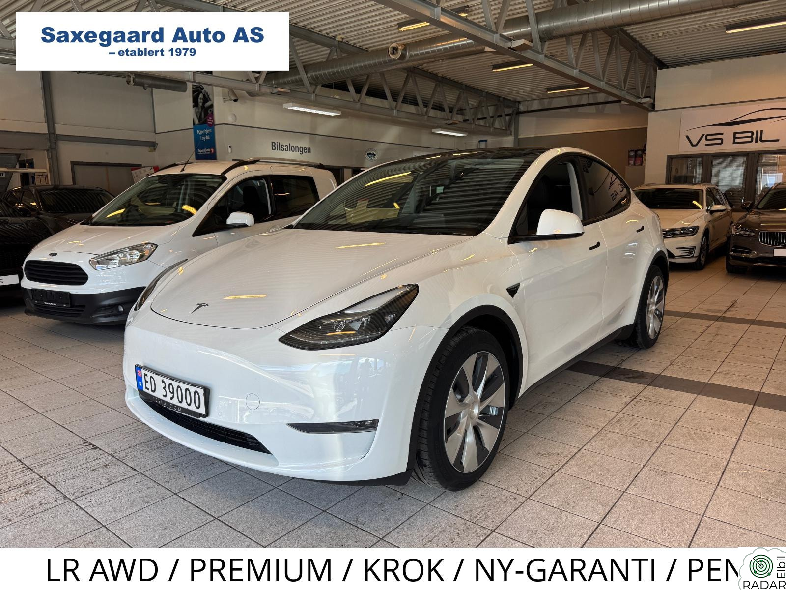 TESLA Model Y LR AWD / PREMIUM / KROK / NY-GARANTI / PEN