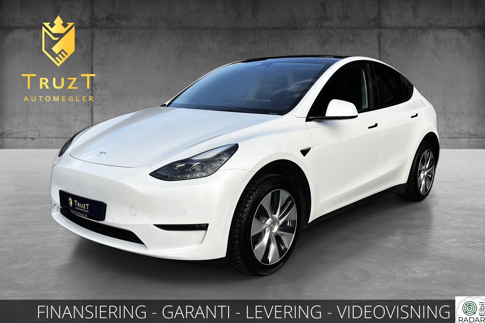 TESLA Model Y LR AWD / LAV KM / Velholdt / Garanti / Premium / S+V+++