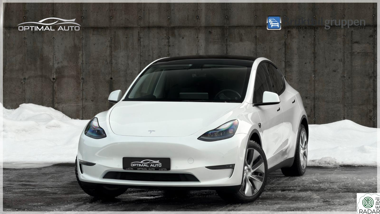 TESLA Model Y Long Range AWD 530KM//Skinn/S&V Hjul/H.feste/++