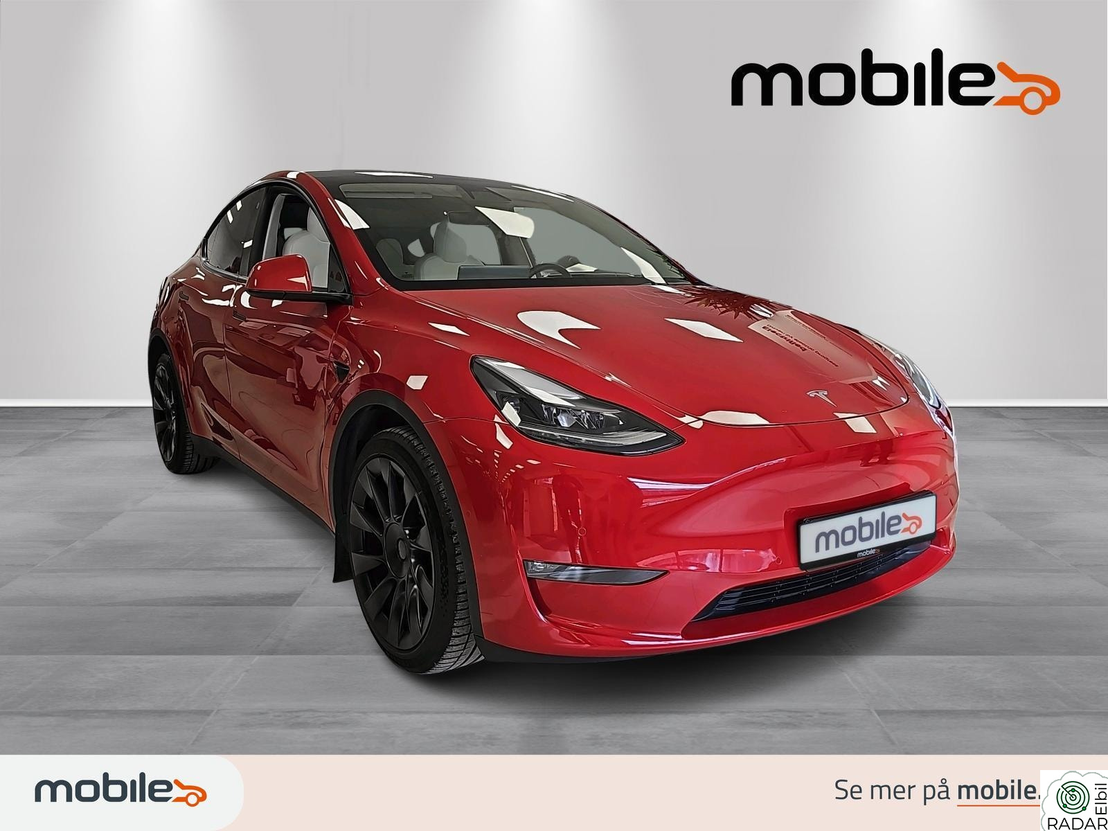 TESLA Model Y Long Range AWD 514hk, hvitt interiør, 20" felger,