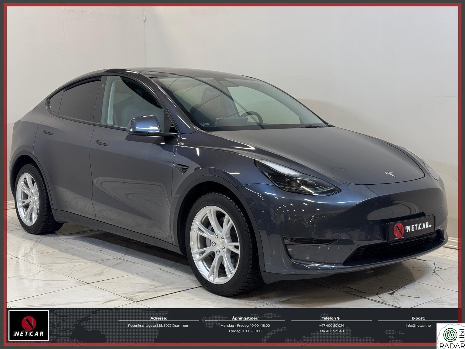 TESLA Model Y KUN EN EIER LAV KM