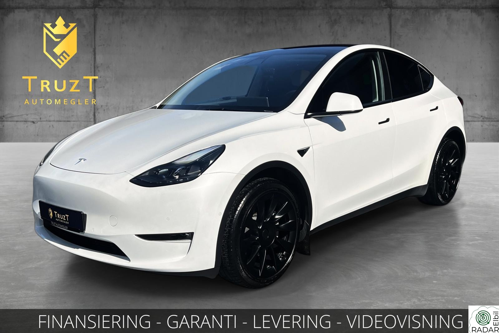 TESLA Model Y LR AWD / H.feste / Sorte felger / Velholdt / Lav km ++