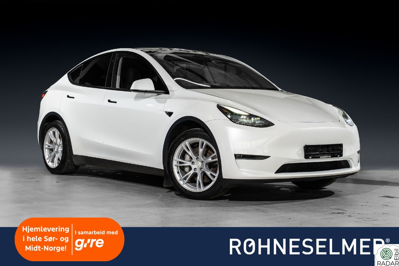 TESLA Model Y Long Range AWD Krok App Forvarme Varmepumpe Autopilot