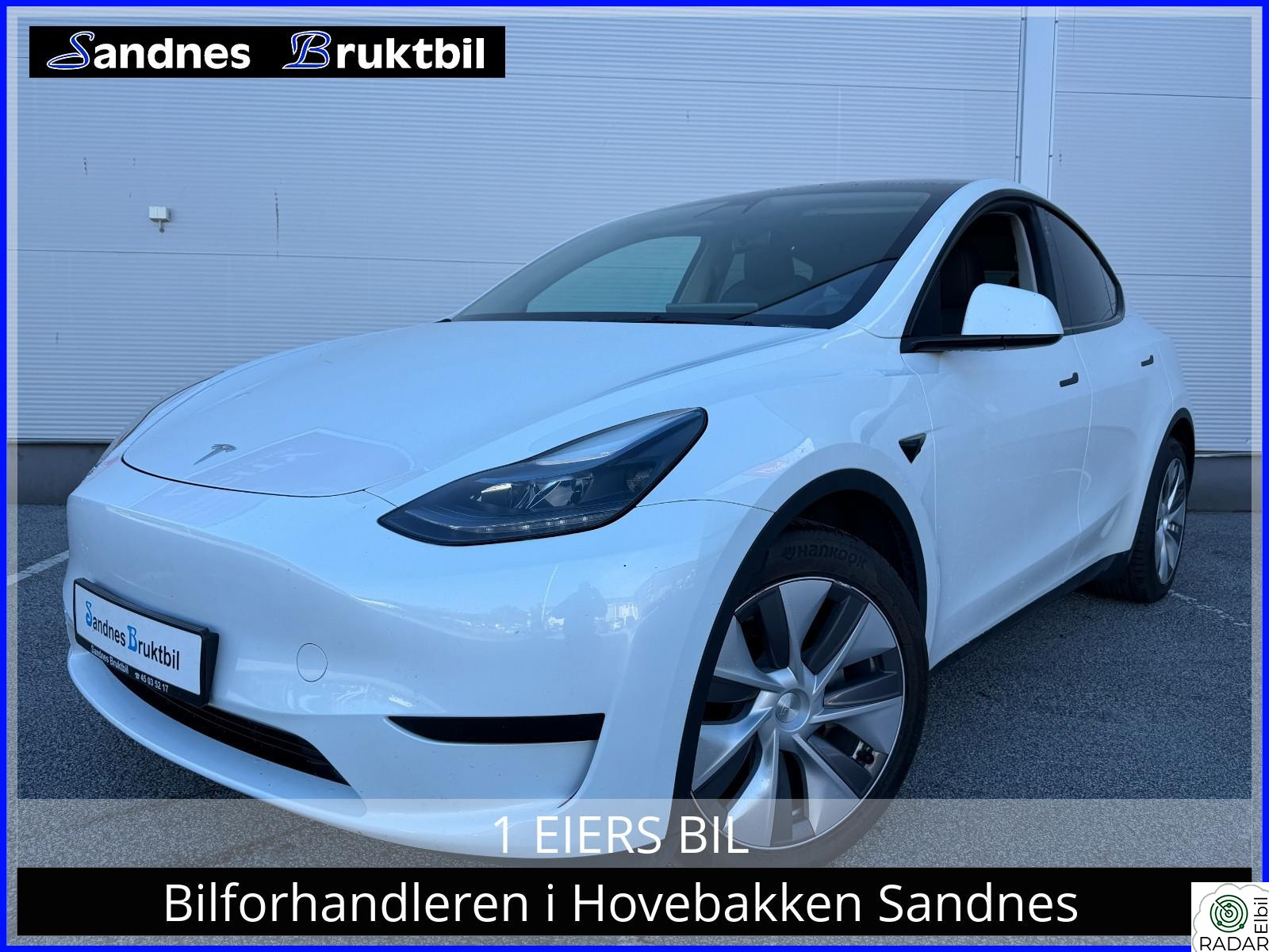 TESLA Model Y SR,SKINN,KROK,KAMERA,DAB+,PANO,VINTERPAKKE,NAVI,TLF,