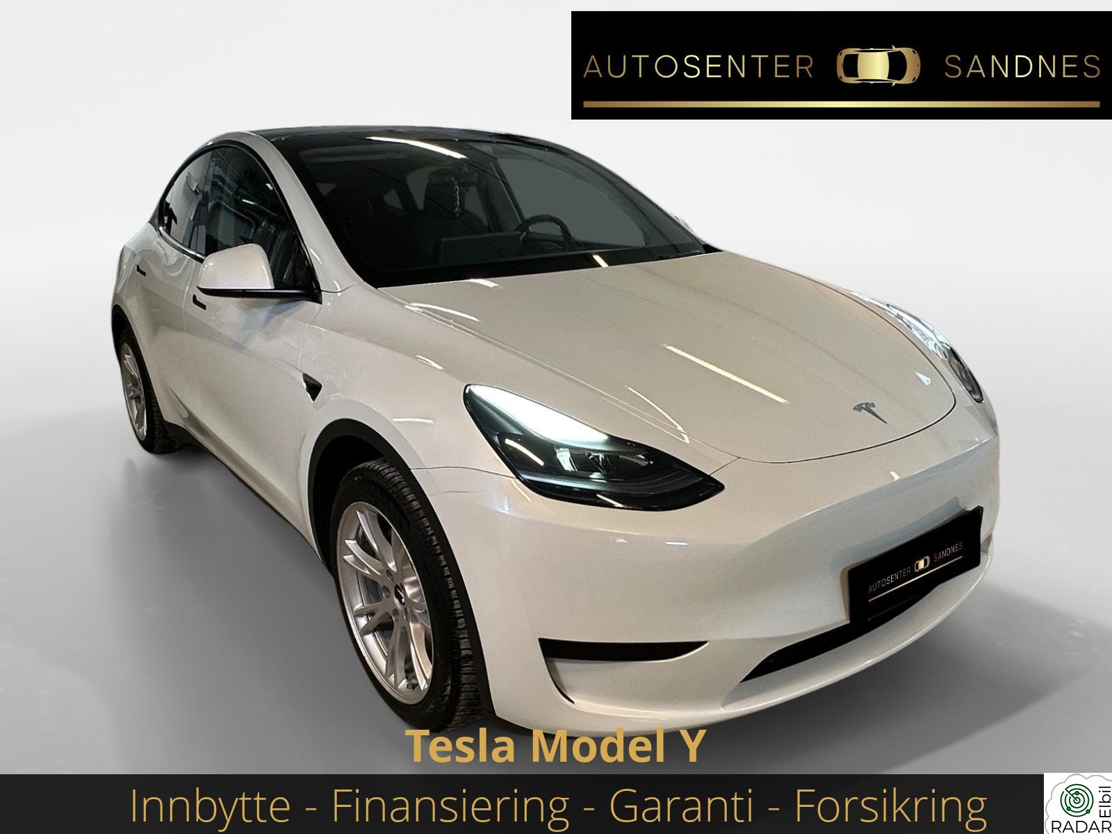 TESLA Model Y 299hk/430WLTP/Lav kilometer/panorama++