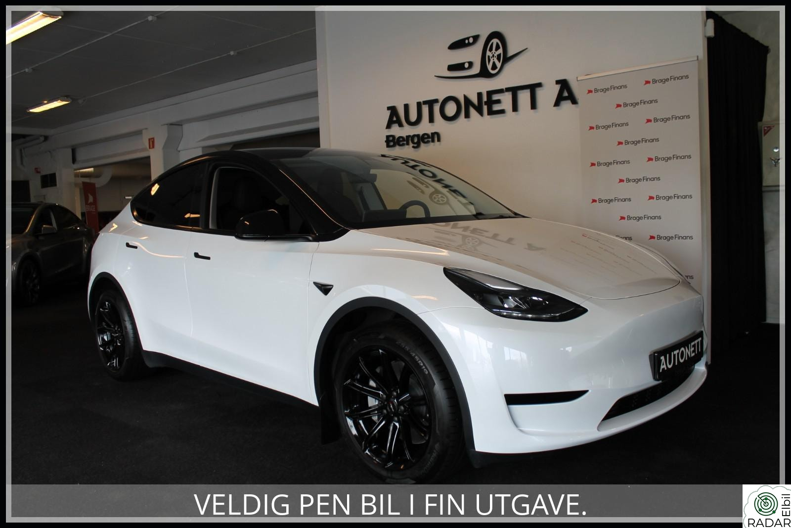 TESLA Model Y SPESIELL BIL,FOLIE,CARBON,SPOILER,H-FESTE,PANO,23.000KM