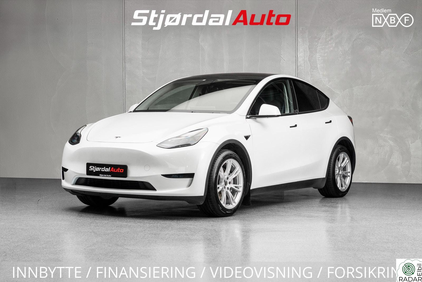 TESLA Model Y SR RWD 455WLTP/APILOT/LED/SKINN/ACC/PANO/RATTVARME/NAVI