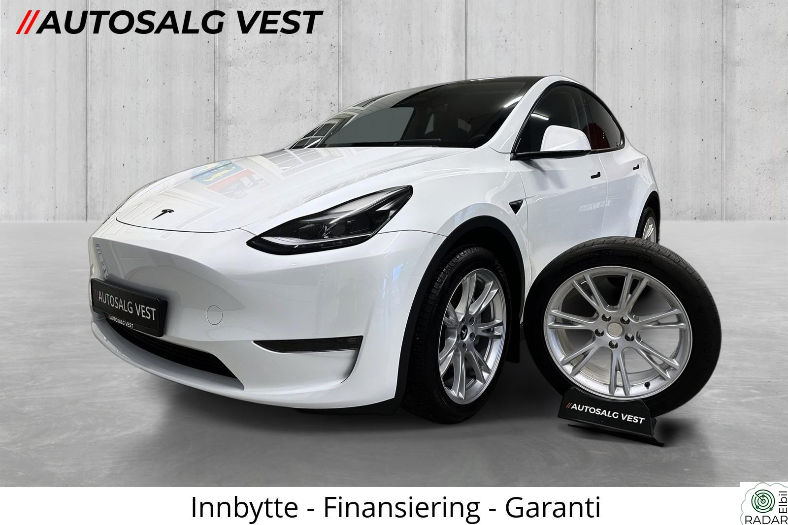 TESLA Model Y LR AWD/Premium/533WLTP/Krok/Skinn/Varmepumpe/Norsk