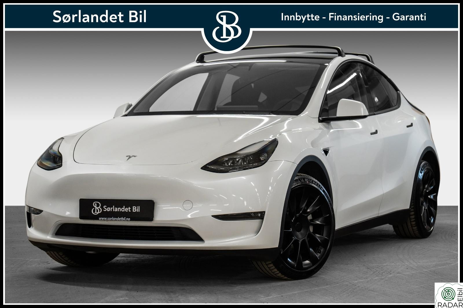 TESLA Model Y LONG RANGE AWD / EN-EIER / LAV KM / KROK / 20" ALU