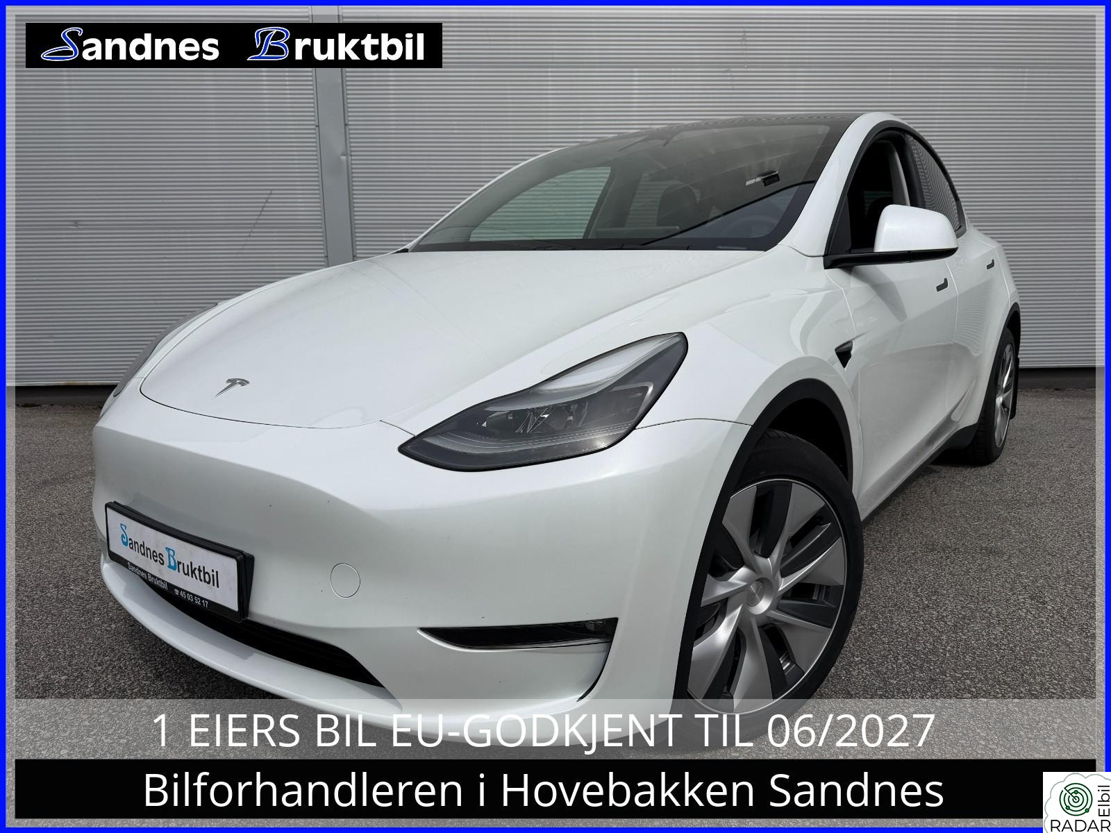 TESLA Model Y LR 4X4,SKINN,PANO,VINTERPAKKE,TLF,DAB+,ACC,NETFLIX,KROK