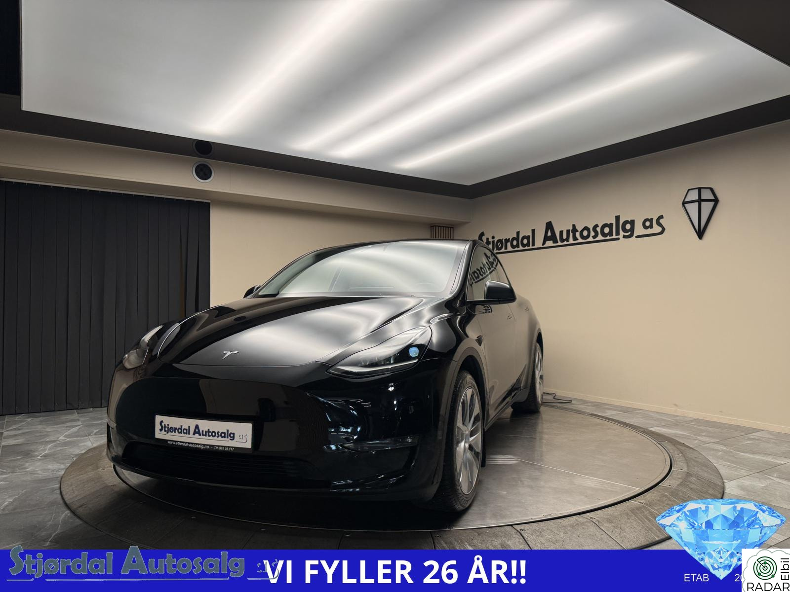 TESLA Model Y LR/Berlin/Krok/Skinn/AP Premium/ACC/Norsk/1eier/Velhold
