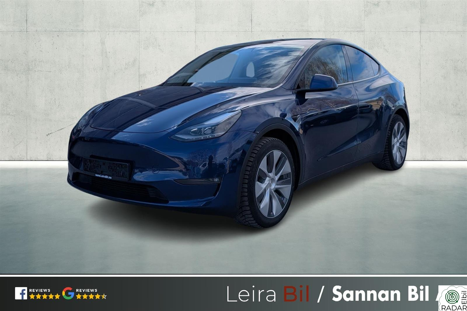 TESLA Model Y Long Range AWD | ÉN EIER| KROK| AUTOPILOT|