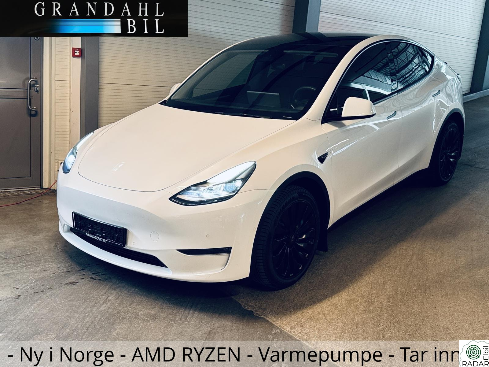 TESLA Model Y LR - 4WD - Hengerfeste- AMD RYZEN - Tar innbytte