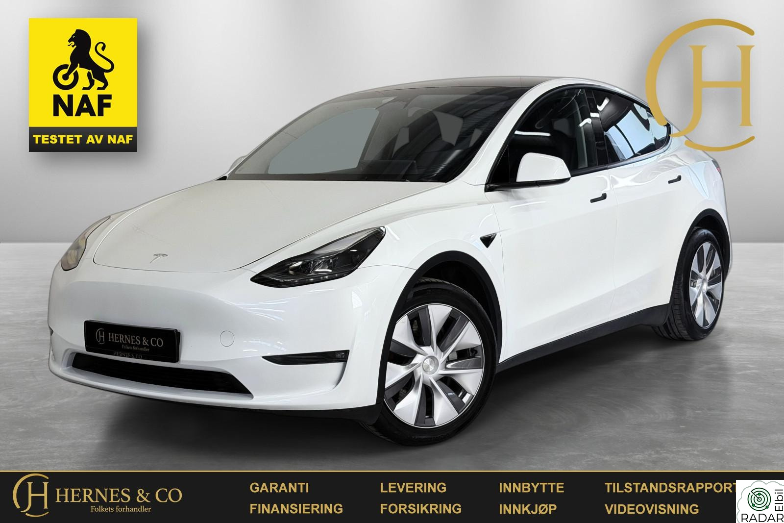 TESLA Model Y LongRange/Utstyrsbombe/Acc/Pano/R.Kamera/Keyless/Krok/+